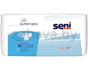 Подгузники для взрослых Seni Super Classic Medium, 75–110 см, 30 шт.