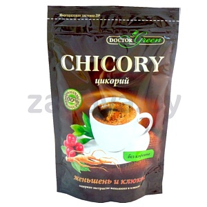 Цикорий раств. Doctor Green, женьшень-клюква, 100 г