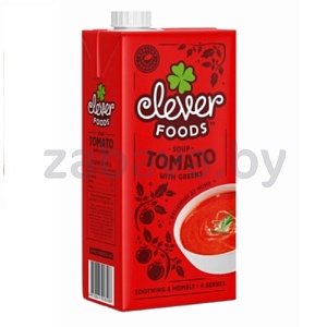 Суп Clever Foods томатный с зеленью, 1 л