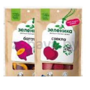 Перекус овощной «Зеленика», 30 г, из свеклы/батата