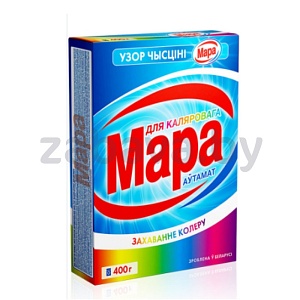 Порошок стиральный «Мара» «Узор чысцiнi» д/цветн., автомат, 400 г