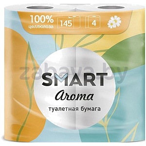 Туалетная бумага Smart Aroma, 2 сл., 4 рул.
