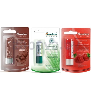 Бальзам для губ Himalaya Herbals, в ассортименте, 4.5 г