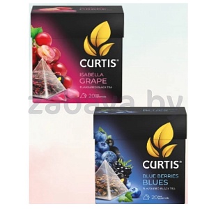 Чай Curtis, Isabella Grape или Blue Berries Blues, 20 пир.