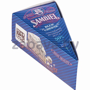 Сыр с плесенью Sambiel, Blue Cheese, 50%, 100 г
