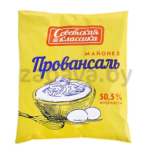 Майонез «Советская классика», провансаль традиц., 50,5%, 400 мл