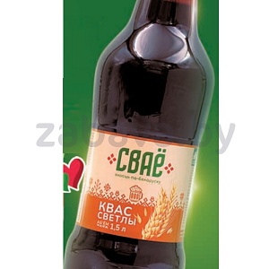 Квас светлый «Сбаё», РБ, 1,5 л