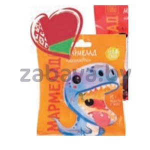 Мармелад Loka, жевательный, дыназаўры/медзведзяняты, 75 г
