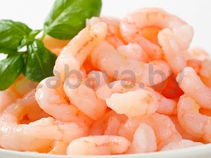Креветки очищенные, глазированные, в/м, 1 кг