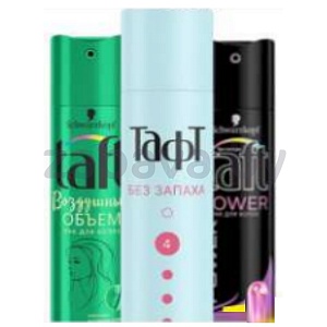 Лак для волос «Тафт», 225 мл, в ассорт.