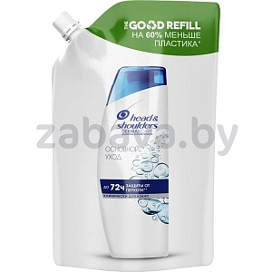 Шампунь для волос Head&Shoulders, против перхоти, 480 мл, сменный блок