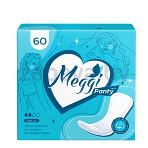 Гигиенические прокладки Meggi Panty, 60 шт.