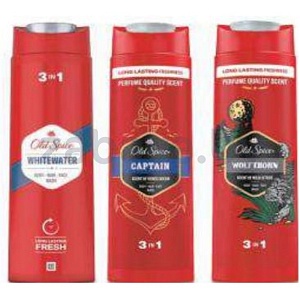 Гель + шампунь для душа Old Spice, 400 мл, в ассорт.