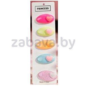 Заколки «Сердечки», 5 шт.