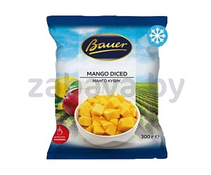 Манго Bauer, кубики, замороженное, 300 г