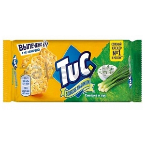Крекер Tuc, соленый, сметана и лук, 100 г