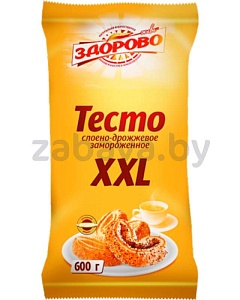 Тесто слоено-дрожжевое «Живи здорово», замороженное, 600 г