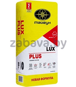 Клей для плитки «Тайфун Мастер» Lux Plus, 25 кг