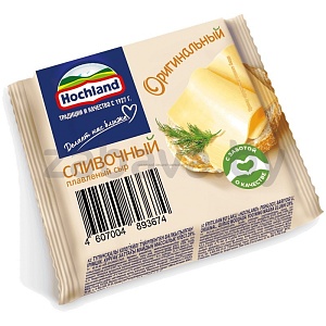 Сыр плавленый Hochland, сливочн., оригинальн., 28%, РФ, 185 г