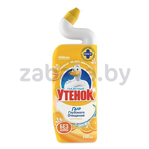 Средство чистящее для унитаза «Туалетный Утенок», цитрус, 500 мл