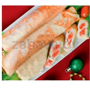 Блинчики с красной рыбой, 1 кг