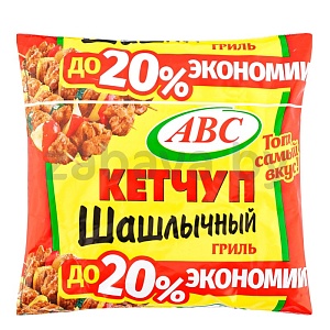 Кетчуп ABC «Шашлычный гриль», 360 г