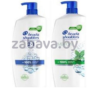 Шампунь против перхоти Head & Shoulders, основн. уход или ментол, 800 мл