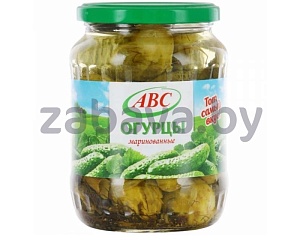 Огурцы маринованные ABC, 680 г