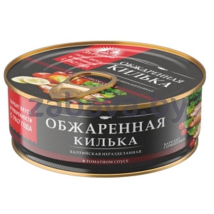 Килька балтийская «За родину» в т/с, н/р, обжар., 240 г