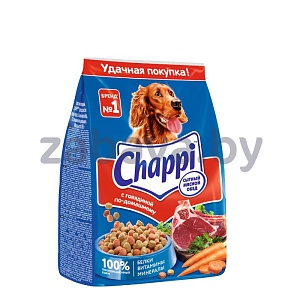 Корм для собак Chappi «С говядиной по-домашнему», 600 г