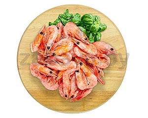 Креветки варено-мороженые, 1 кг