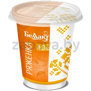 Ряженка «Беллакт», 4%, 380 г