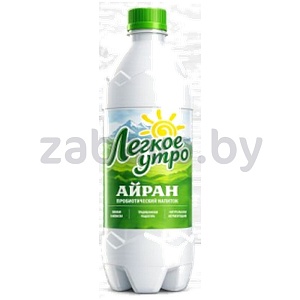 Напиток айран «Легкое утро», к/м, 0,1%, 1 л