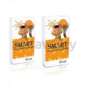 Бумажные платочки Smart, 10 шт.