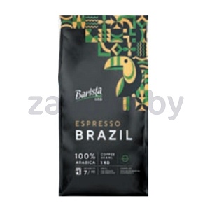 Кофе Barista Espresso Brazil, в зернах, 1 кг