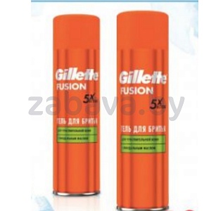 Гель для бритья Gillette Fusion Ultra Sensitive, 200 мл