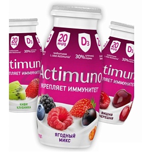 Продукт Actimuno, 1,5%, 95 г, в ассорт.