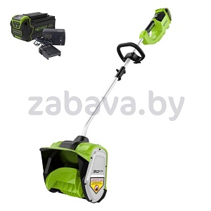 Снегоуборщик-снеголопата аккумуляторная Greenworks GD40SSK4