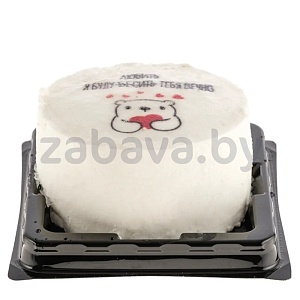 Торт «Бенто», творожный с клубникой, 400 г