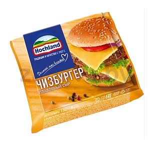 Сыр плавленый Hochland, «Чизбургер», 150 г
