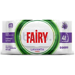 Салфетки для уборки Fairy, многофункц., лаванда, 100 шт.