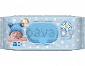 Влажные салфетки Smile Baby, 100 шт.