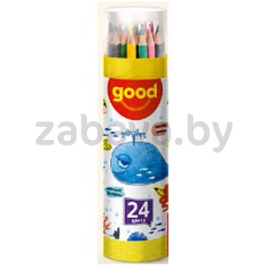 Набор цветных карандашей Good, 24 шт.