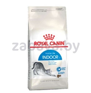 Royal Canin Indoor 27 корм для кошек от 1 до 7 лет, живущих в помещении, 2 кг (упаковка)