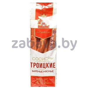 Сосиски «Троицкие», в/с, «Гродненский» МК, 630 г