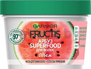 Маска для волос Fructis Superfood, 390 мл