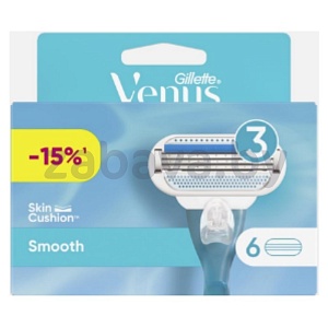 Кассеты для станков Gillette Venus 3, 6 шт.