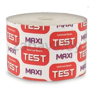 Бумага туалетная Test, без гильзы, однослойная, 60,5 м