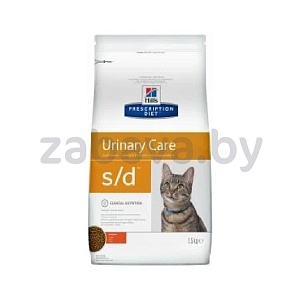 Hill's PD s/d Urinary Care Корм-диета для кошек, с курицей, 1,5 кг