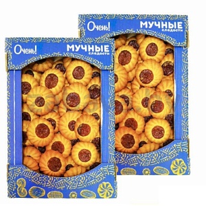 Сладости мучные «Очень!» «Курабье» с повидлом, 800 г